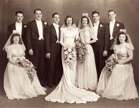 1940s wedding pictures|1940s wedding photos.